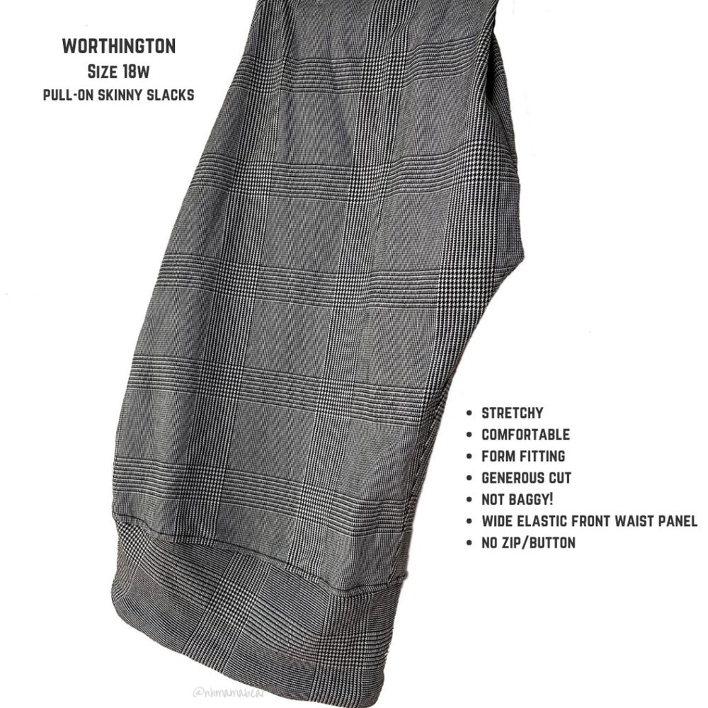 Worthington Slacks Plus Size 18W